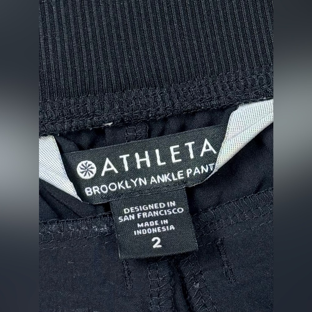 Athleta Brooklyn Mid Rise Ankle Pant in Black Size 2 - Picture 8 of 13